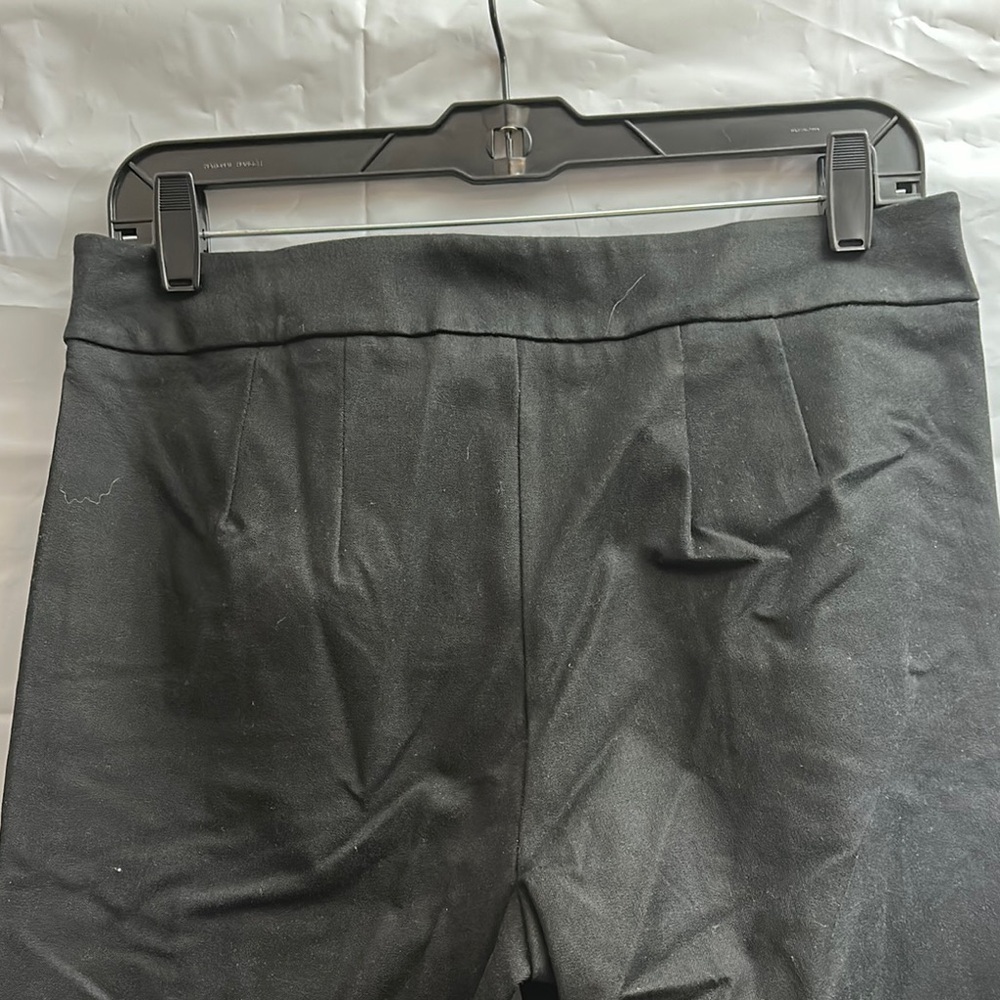 Time and Tru Black Cropped Dress Pants Straight-Leg stretchy size 8 - Picture 4 of 5